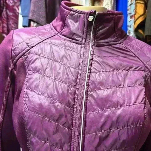 Women’s Champion Duo Dry Venture Warm Maroon quilted pullover size M - Picture 8 of 12